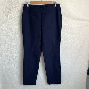 Charter Club Cambridge Slim Trousers in Navy Women’s Size 10‎
